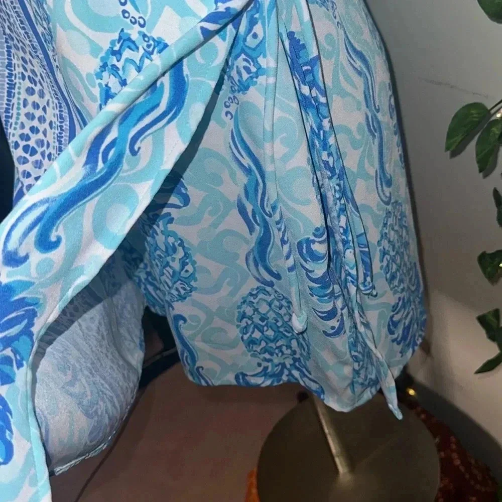 Lilly Pulitzer Donna Romper Bennet Blue - Picture 4 of 8